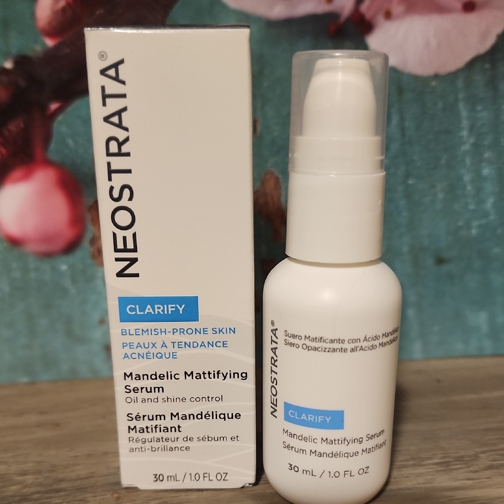 NEOSTRATA Clarify Mandelic Mattifying Serum for Oily Blemish-Prone Skin NIB